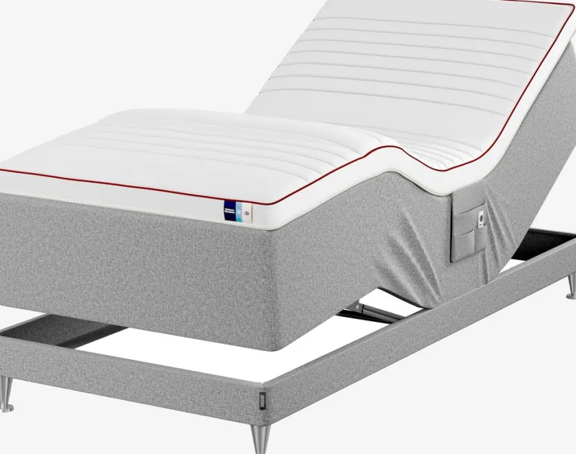 Elektrisch bed 90x200 TEMPRAKON E250 grijs-42