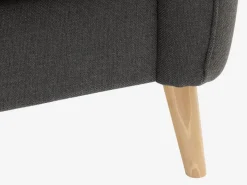 Fauteuil AARHUS donkergrijze stof