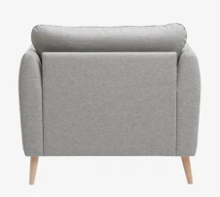 Fauteuil AARHUS lichtgrijze stof