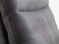 Fauteuil ABILDSKOV elektrisch grijze stof