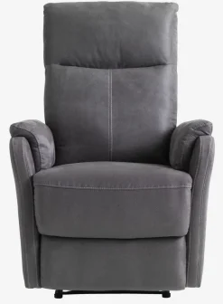 Fauteuil ABILDSKOV elektrisch grijze stof