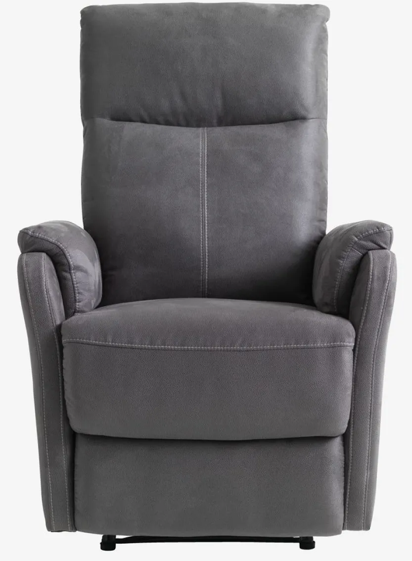Fauteuil ABILDSKOV elektrisch grijze stof