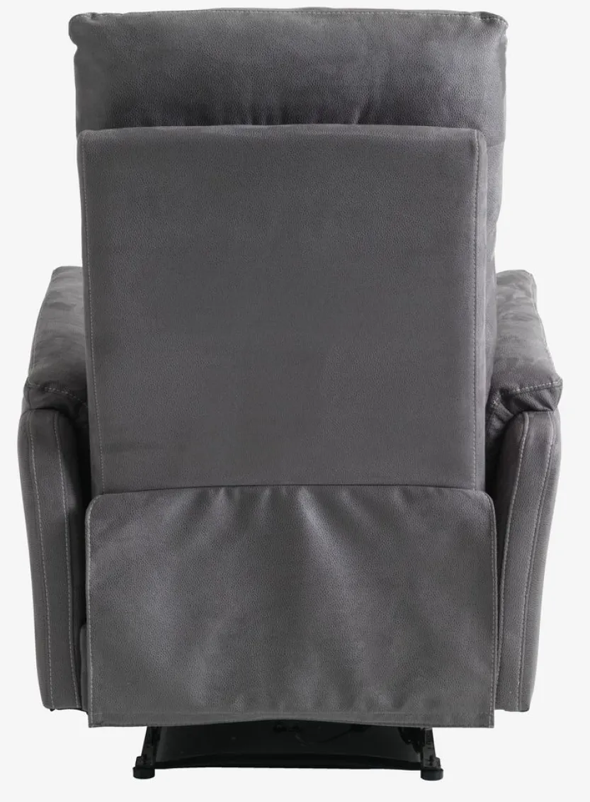 Fauteuil ABILDSKOV elektrisch grijze stof