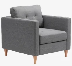 Fauteuil FALSLEV grijze stof
