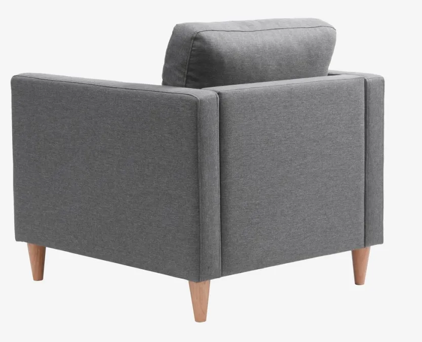 Fauteuil FALSLEV grijze stof