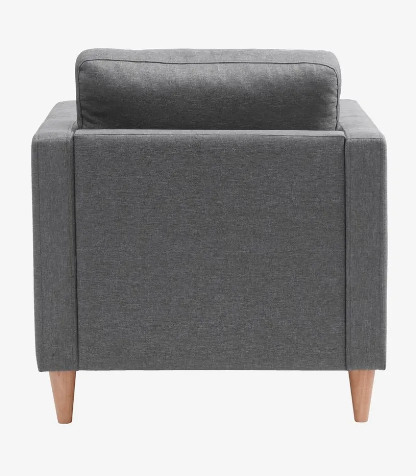 Fauteuil FALSLEV grijze stof