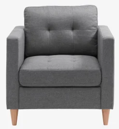 Fauteuil FALSLEV grijze stof