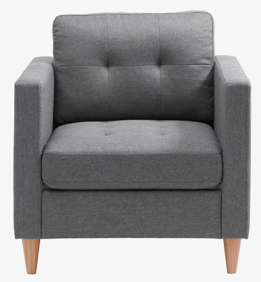 Fauteuil FALSLEV grijze stof