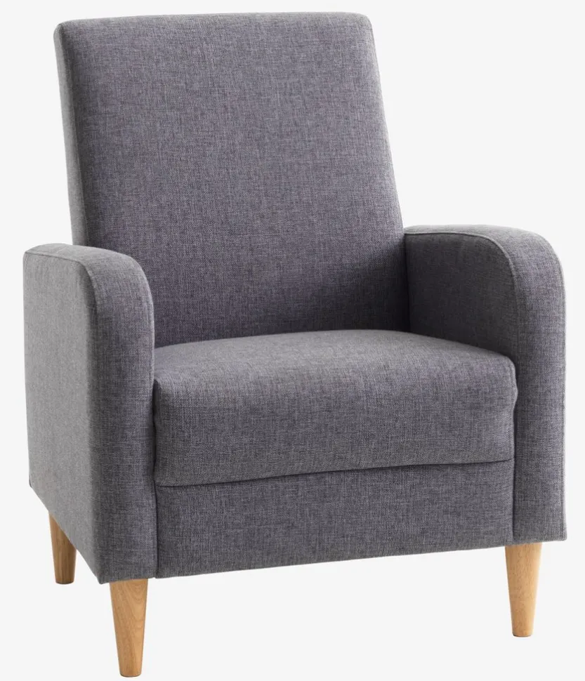 Fauteuil GEDVED grijze stof