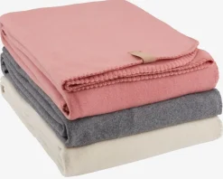 Fleeceplaid DAGLILJE 130x170 donkergrijs