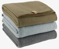 Fleeceplaid DAGLILJE 130x170 groen