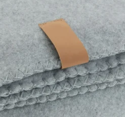 Fleeceplaid DAGLILJE 130x170 lichtgrijs