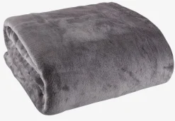 Fleeceplaid GULSKOLM 220x240 grijs