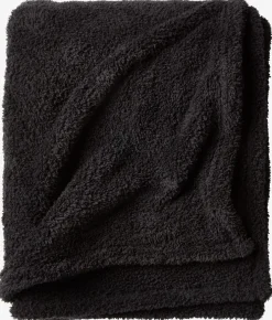 Fleeceplaid HASSELURT 130x170 zwart