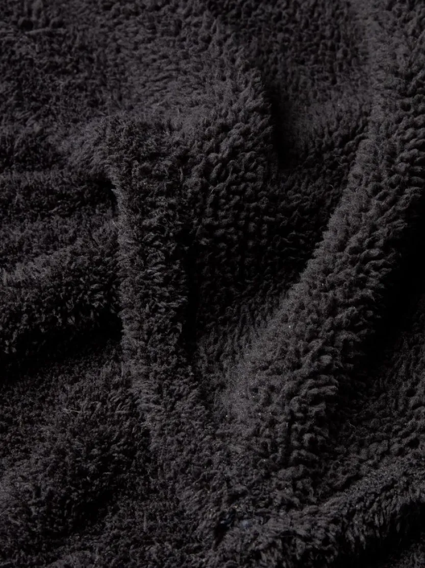 Fleeceplaid HASSELURT 130x170 zwart