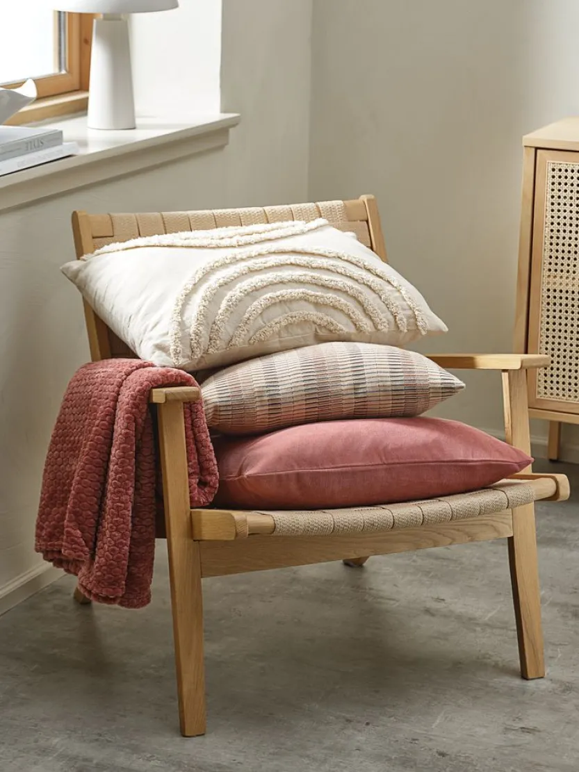 Fleeceplaid ROSENVIAL 130x160 roze