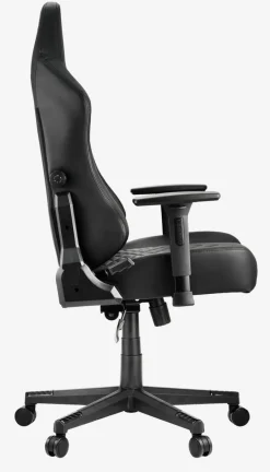 Gamestoel ABILDAA zwart kunstleer