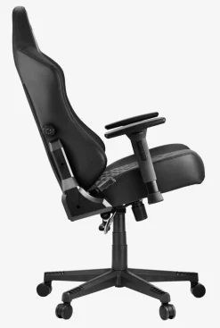 Gamestoel ABILDAA zwart kunstleer