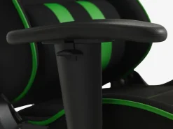 Gamestoel LAMBJERG zwart mesh/groen