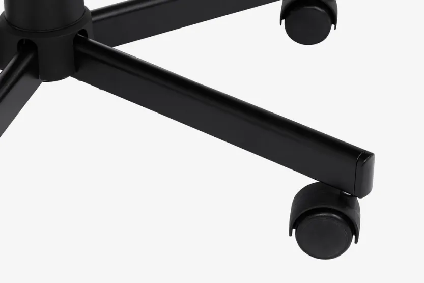 Gamestoel LERBJERG zwart/wit kunstleer