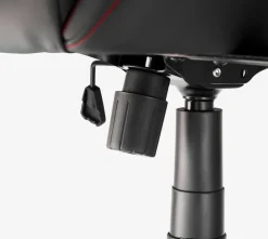 Gamestoel NIBE zwart kunstleer/rood