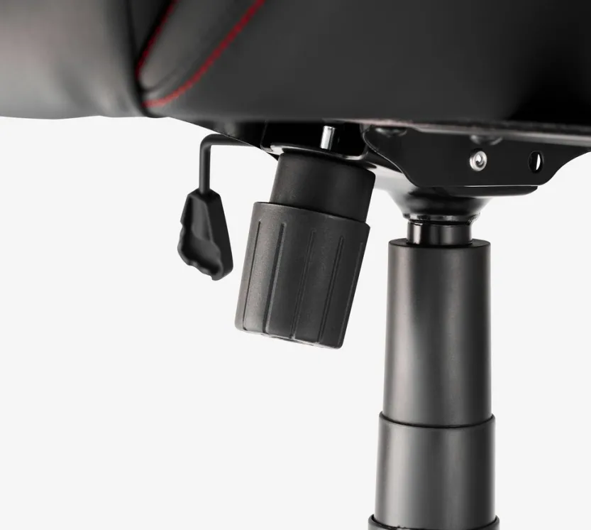 Gamestoel NIBE zwart kunstleer/rood