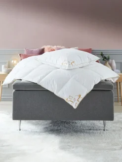 Ganzendons dekbed 135x200 ROYAL GOLD warm