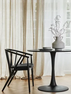 Gordijn AGA 1x140x300 linnenlook kaki