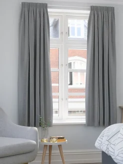 Gordijn ALDRA 1x140x175 verduisterend grijs