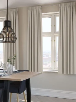 Gordijn ALDRA 1x140x175 verduisterend zand