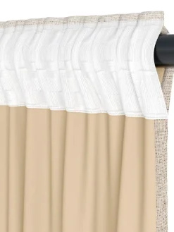 Gordijn ALDRA 1x140x175 verduisterend zand