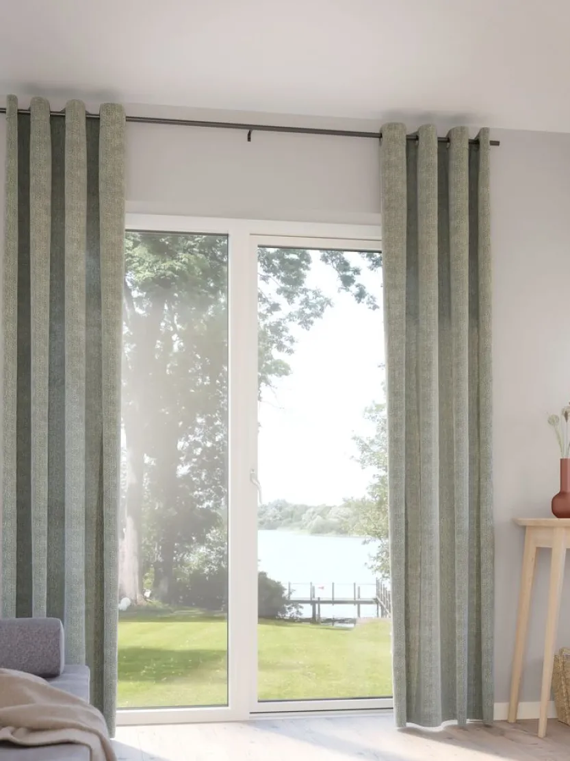 Gordijn ANHOLT 1x140x300 donkergroen