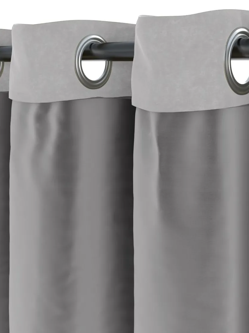 Gordijn ANTEN 1x140x300 lichtgrijs