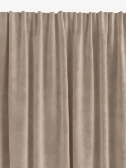 Gordijn AUSTRA 1x140x300 fluweel taupe