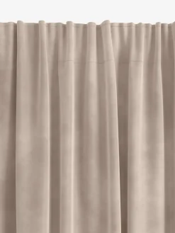 Gordijn AUSTRA 1x140x300 fluweel beige