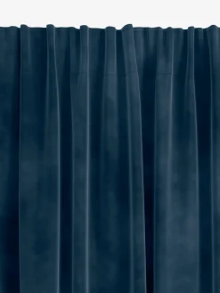 Gordijn AUSTRA 1x140x300 fluweel blauw