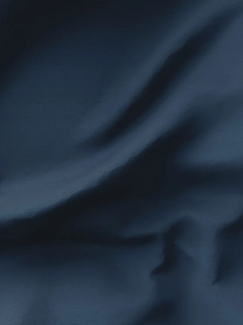 Gordijn AUSTRA 1x140x300 fluweel blauw