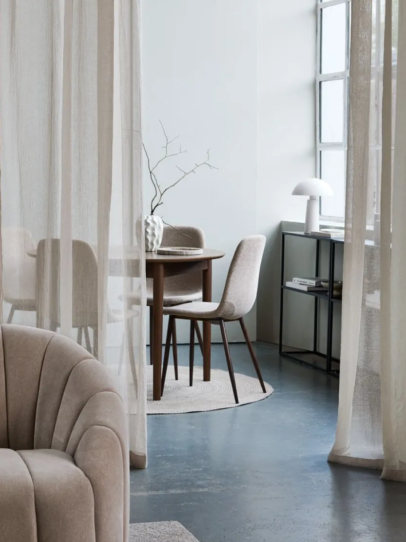 Gordijn BOLMEN 1x140x300 kreukel grijs