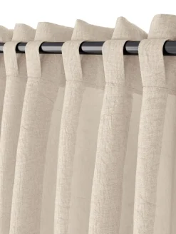Gordijn BOLMEN 1x140x300 kreukel grijs