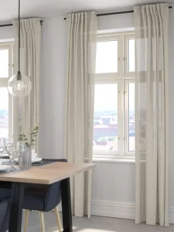 Gordijn BOLMEN 1x140x300 kreukel grijs