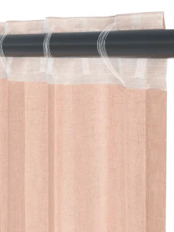 Gordijn FONNA 1x140x245 oud roze