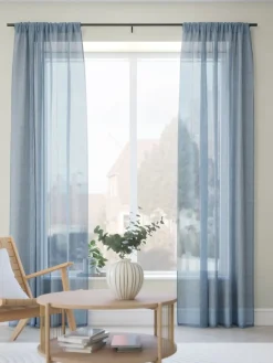 Gordijn GOLTA 1x140x245 oud blauw