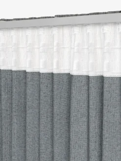 Gordijn LEKA 1x140x300 verduisterend grijs