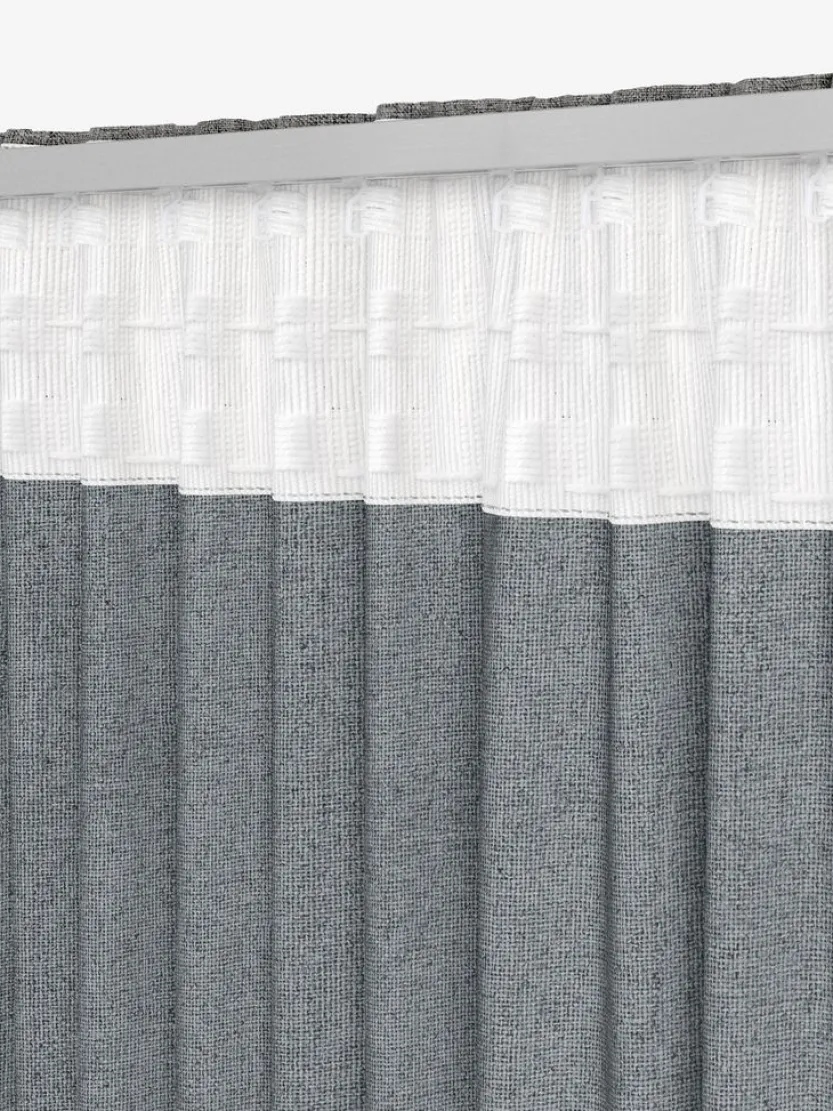 Gordijn LEKA 1x140x300 verduisterend grijs
