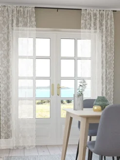 Gordijn SOMMEN 1x140x300 wit