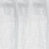 Gordijn UNNEN 1x140x300 wit linnenlook