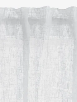 Gordijn UNNEN 1x140x300 wit linnenlook