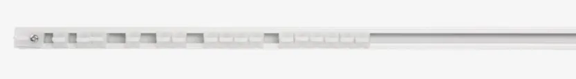 Gordijnrail FIXI 125 cm wit