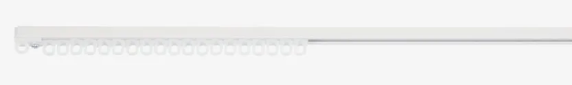 Gordijnrail FIXI 125 cm wit