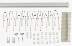 Gordijnrail FLEXI 160 cm wit